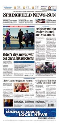 Springfield news and sun springfield ohio - ePaper. your paid subscription. Total access to the day's newspaper – all news stories and ads plus the comics, obituaries and more. Page through each section, …